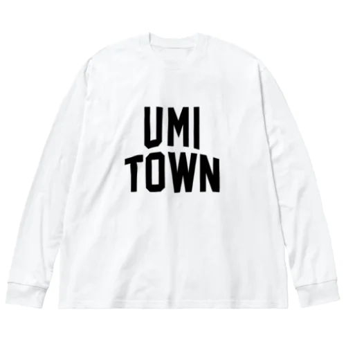 宇美町 UMI TOWN ビッグシルエットロングスリーブTシャツ