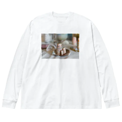 Marbleshkas on the shell Big Long Sleeve T-Shirt