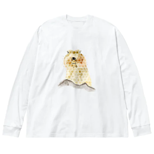 亀甲 × エチオピアオオタケネズミ Big Long Sleeve T-Shirt