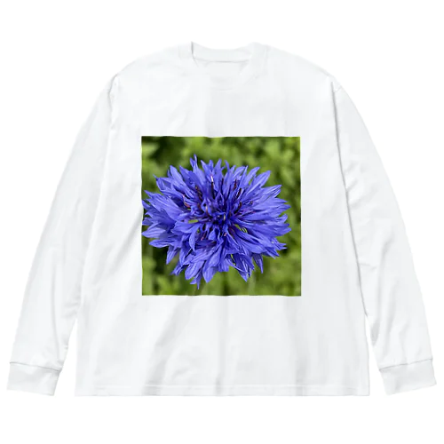 ヤグルマギク(青) Big Long Sleeve T-Shirt