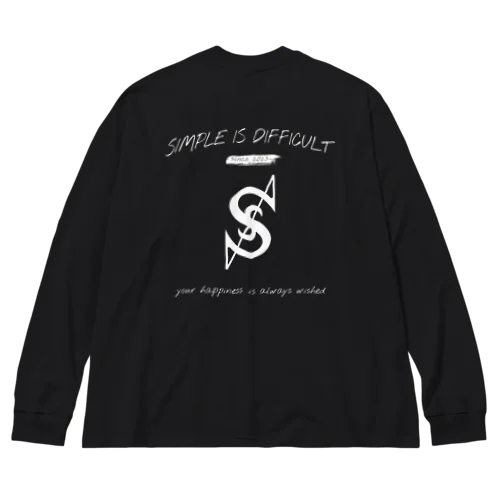 simple is difficult since2023 Big Long Sleeve T-Shirt