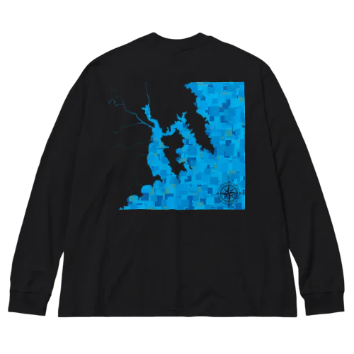 気仙沼ブルー Big Long Sleeve T-Shirt