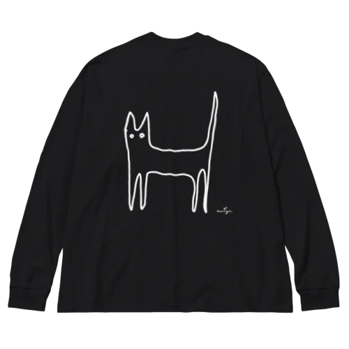 一筆書きぢゃないょ♪（しろ） Big Long Sleeve T-Shirt