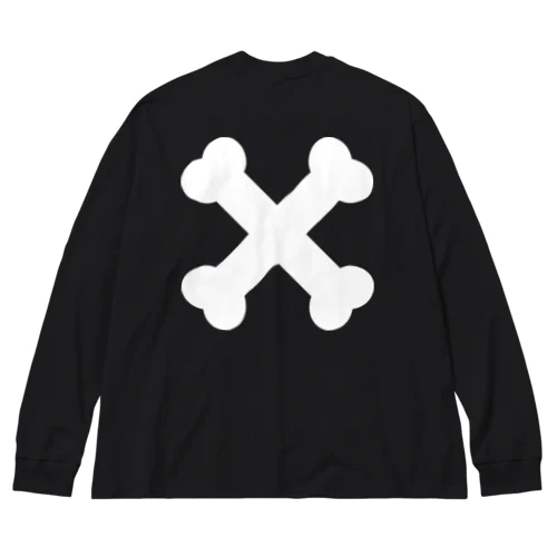 シンプルに骨【背】 Big Long Sleeve T-Shirt