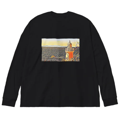 海を見守る灯台 Big Long Sleeve T-Shirt