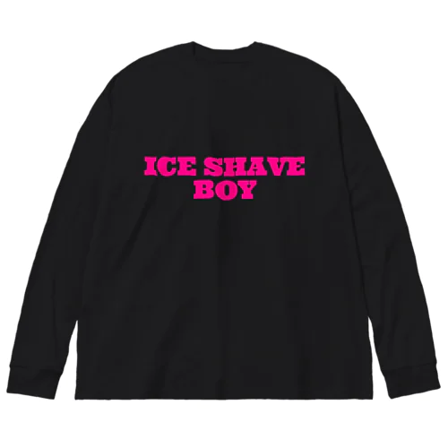 pink logo Big Long Sleeve T-Shirt