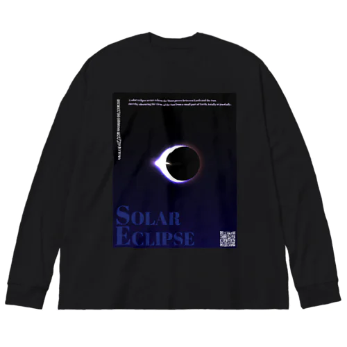 日食(Solar Eclipse ) ビッグシルエットロングスリーブTシャツ