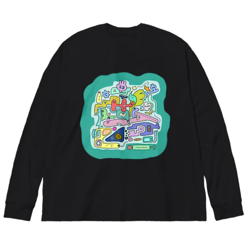 朝ごはん ビッグシルエットロングスリーブTシャツ