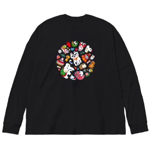 gangu（ちりばめ◎） Big Long Sleeve T-Shirt