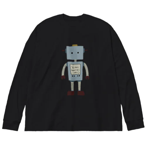 robot ビッグシルエットロングスリーブTシャツ