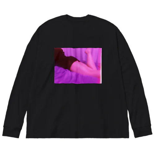 ピンクのお姉さんビッグティ Big Long Sleeve T-Shirt