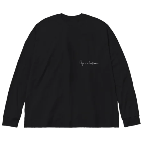 Ryo reduction logo ビッグシルエットロングスリーブTシャツ