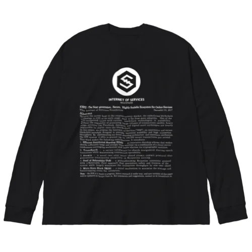 IOST whitepaper WH ビッグシルエットロングスリーブTシャツ