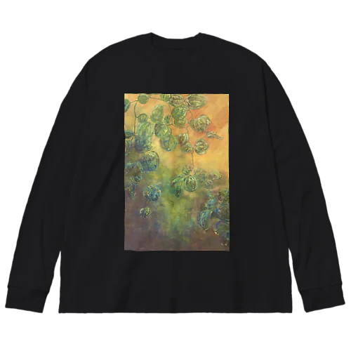 草花写生 サンキライ Big Long Sleeve T-Shirt