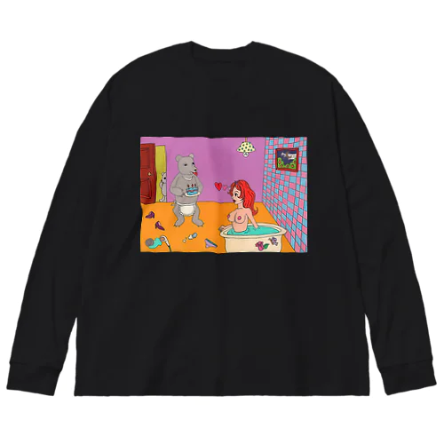 愛の生活 Big Long Sleeve T-Shirt