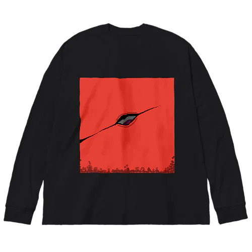 覗く眼 Big Long Sleeve T-Shirt