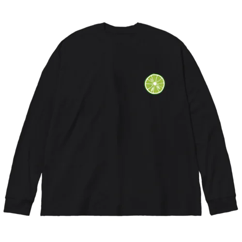 [☆両面] スダチとカボス【視力検査表パロディ】 Big Long Sleeve T-Shirt