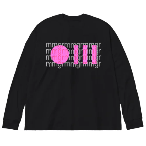 0111 [pink] ビッグシルエットロングスリーブTシャツ