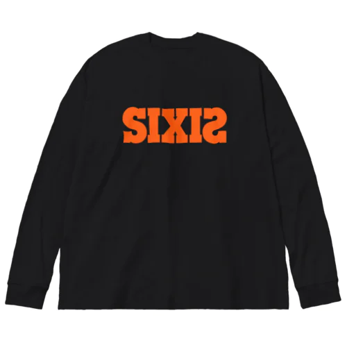 SIXIS ORANGE LOGO. ビッグシルエットロングスリーブTシャツ