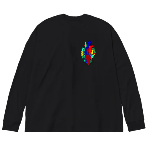 心臓-02 Big Long Sleeve T-Shirt