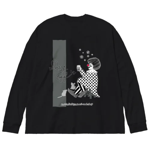 Day off(ピエロくんの休日) Big Long Sleeve T-Shirt