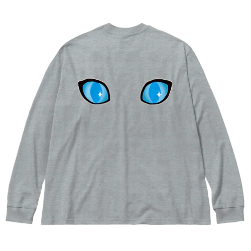 背中に目あり_猫目 Big Long Sleeve T-Shirt