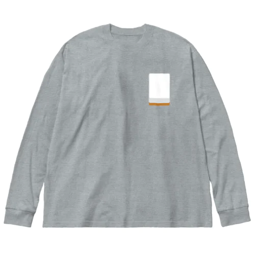 白 ( 麻雀グッズ ) Big Long Sleeve T-Shirt