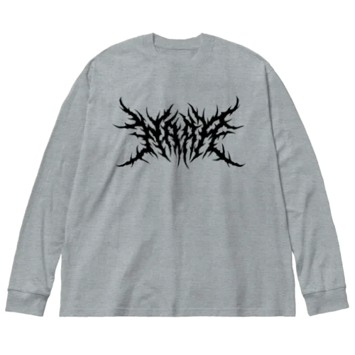 デスメタル奈良/ DEATH METAL NARA ビッグシルエットロングスリーブTシャツ