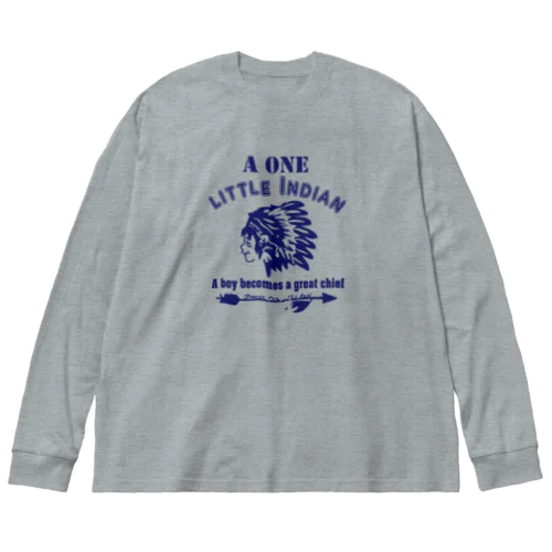 ワンリトルインディアン(NB) 루즈핏 롱 슬리브 티셔츠