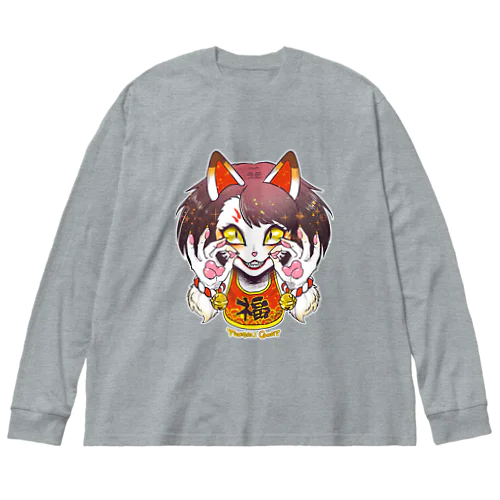 妖気な福ちゃん ビッグシルエットロングスリーブTシャツ