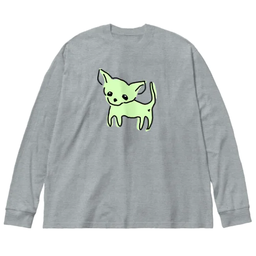 ゆるチワワ（グリーン） Big Long Sleeve T-Shirt