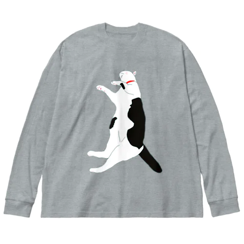 落ちてるネコ Big Long Sleeve T-Shirt