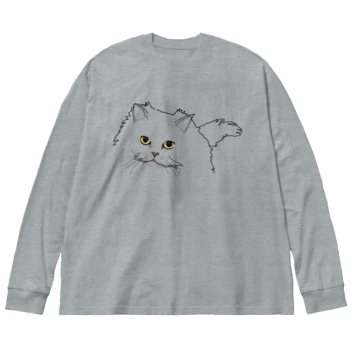 ゆっこさんちの猫 ビッグシルエットロングスリーブTシャツ