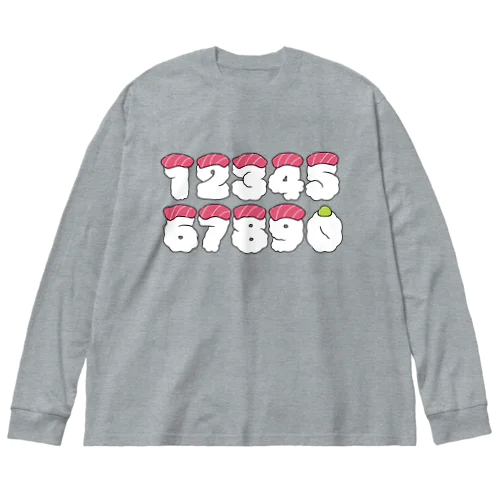 スシ・ナンバーズ Big Long Sleeve T-Shirt