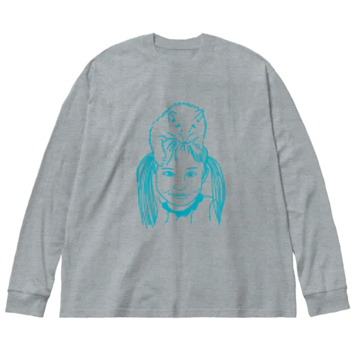 正しい猫の被り方 おんなのこ Big Long Sleeve T-Shirt