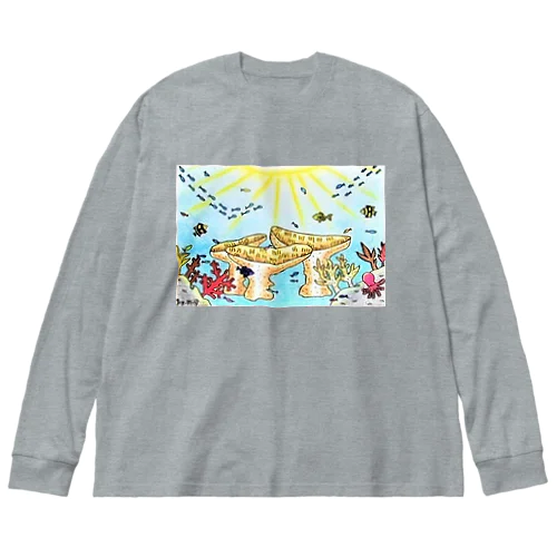 光射す海 ～in パラダイス～ ビッグシルエットロングスリーブTシャツ
