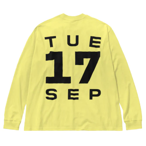 Tuesday, 17th September ビッグシルエットロングスリーブTシャツ