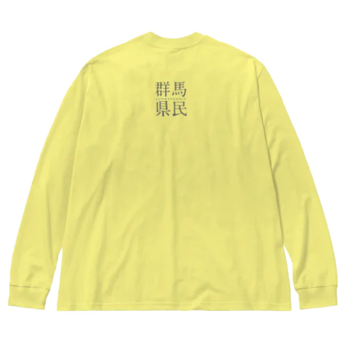 公にしたくない人用こっそり群馬県民 Big Long Sleeve T-Shirt