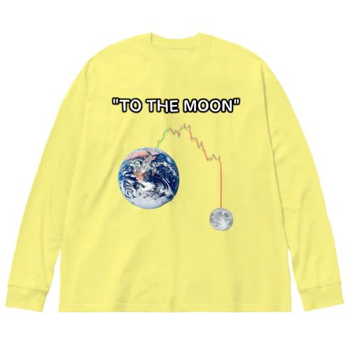 "TO THE MOON" 🌎🚀🌕 ビッグシルエットロングスリーブTシャツ