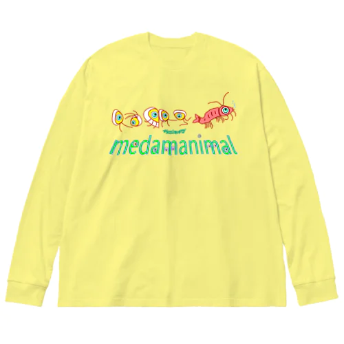 medamanimal ビッグシルエットロングスリーブTシャツ