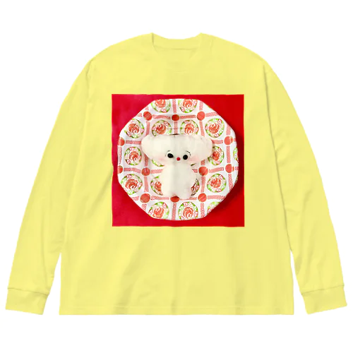 中華どんぶりにいるぎょーざわくん Big Long Sleeve T-Shirt