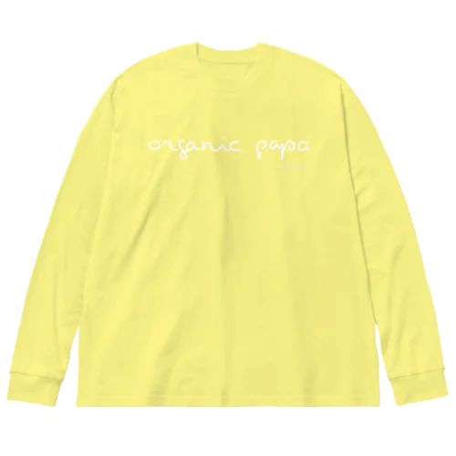 オーガニックパパ(Simple) ビッグシルエットロングスリーブTシャツ