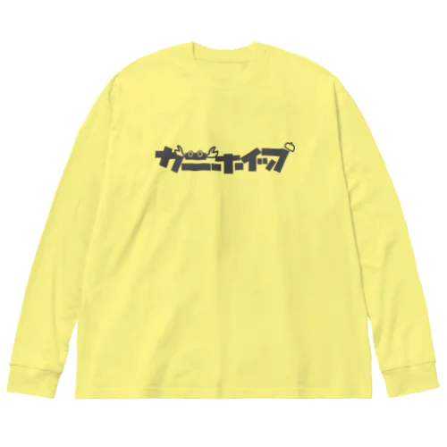 カニホイップロゴ Big Long Sleeve T-Shirt