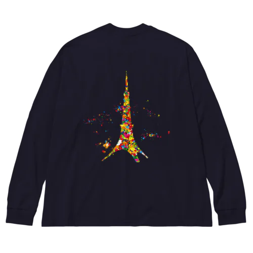 東京タワースプラッシュ Big Long Sleeve T-Shirt