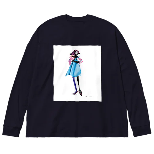 GIRL ビッグシルエットロングスリーブTシャツ