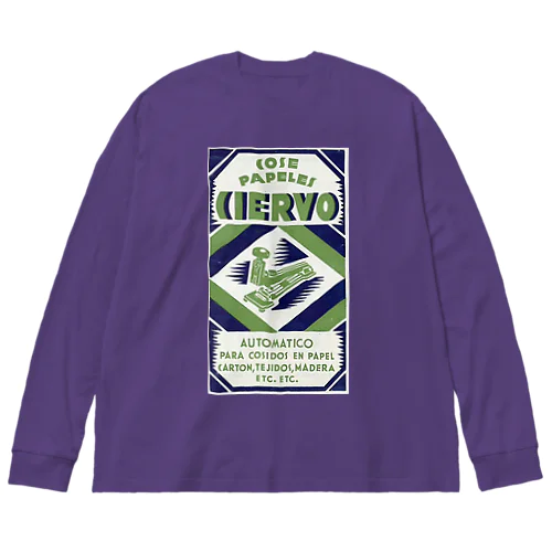 スペイン・バルセロナ 1930年 ホチキス Big Long Sleeve T-Shirt