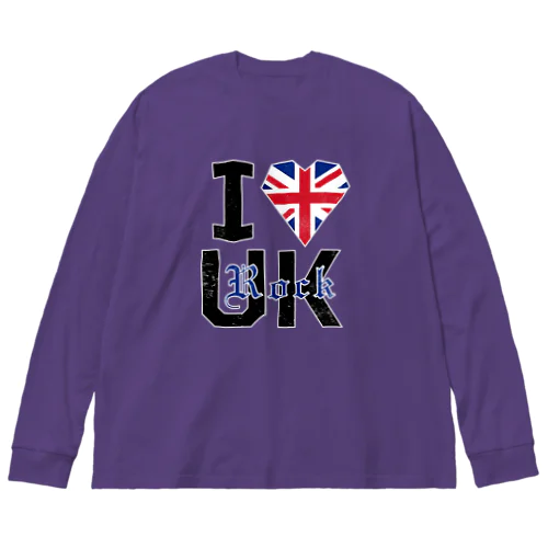 I Love UK Rock Big Long Sleeve T-Shirt