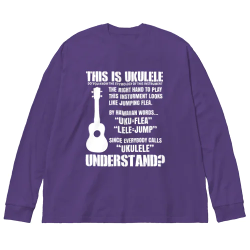 UKULELE ビッグシルエットロングスリーブTシャツ