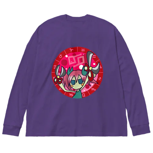 かに座 パターン2・フルカラー Big Long Sleeve T-Shirt