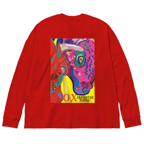 ZODIAC ox（丑） Big Long Sleeve T-Shirt